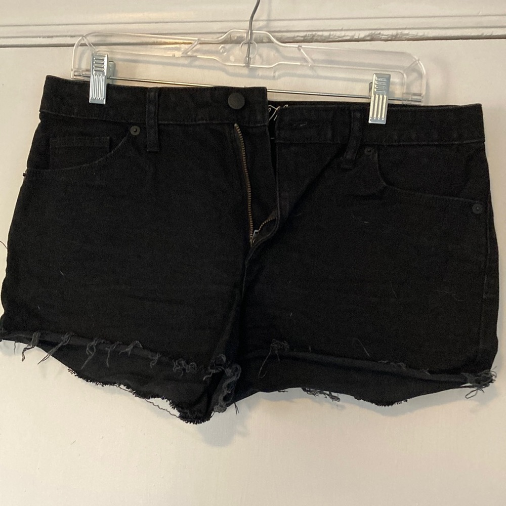 High rise shortie shorts